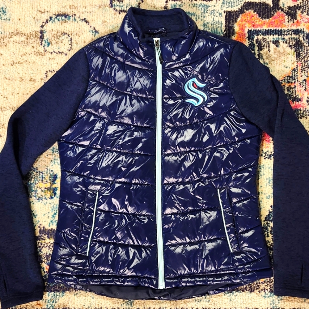 Seattle Kraken Puffer Jacket